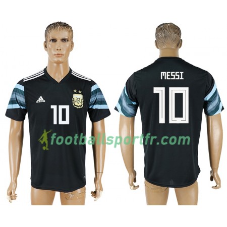Tenue Argentine Lionel Messi 10 Exterieur Coupe du monde 2018 Maillot de Foot