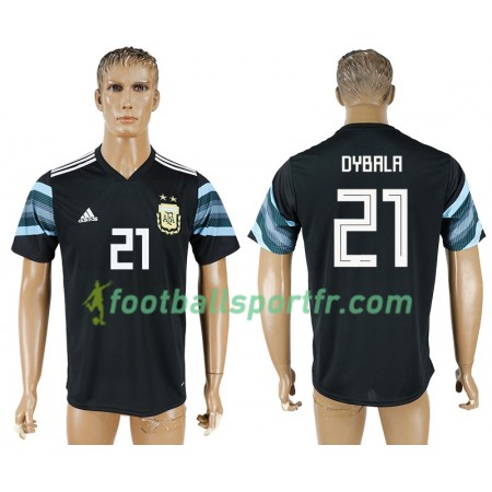 Tenue Argentine Paulo Dybala 21 Exterieur Coupe du monde 2018 Maillot de Foot