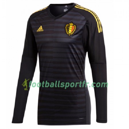 Tenue Belgique Gardien Domicile Coupe du monde 2018 Maillot de Foot ML