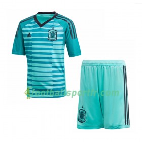 Tenue Espagne Gardien Enfant Domicile Coupe du monde 2018 Maillot de Foot